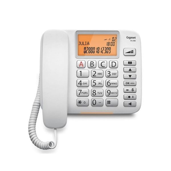 Gigaset DL580  Masaüstü Kablolu Telefon BEYAZ