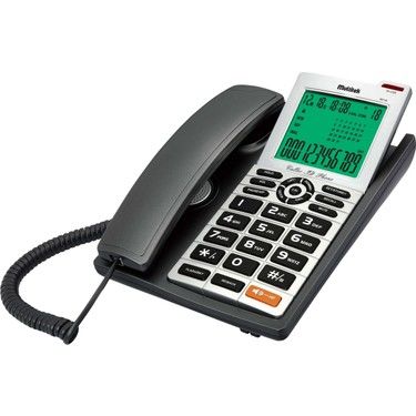 Multitek MC 140 Masaüstü Kablolu Telefon SIYAH