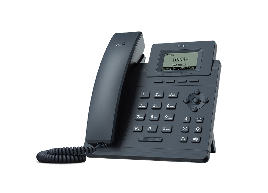 Karel IP310 IP Masaüstü Kablolu Telefon ADAPTORLU