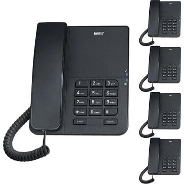 Karel TM140 Masaüstü Telefon 5'li