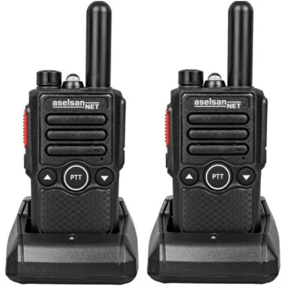 Aselsan A446c1 10km Mesafeli Pmr El Telsizi 2'li Set