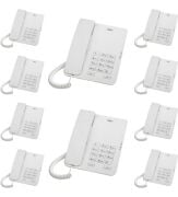 Karel TM140 Masaüstü Telefon 10'lu BEYAZ