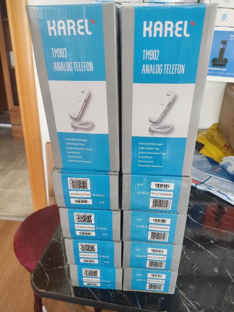 Karel Karel TM902 Masaüstü Telefon 10'lu Paket BEYAZ