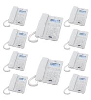 10 Adet Karel TM145 Masaüstü Ofis Telefon Seti BEYAZ