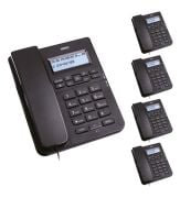 Karel Karel TM145 5'li Paket Masaüstü Telefon Siyah