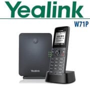 Yealink W71P SIP DECT IP Telefon Seti – W70B Baz İstasyonu + W71H Kablosuz El Terminali, HD Ses VoIP Telefon
