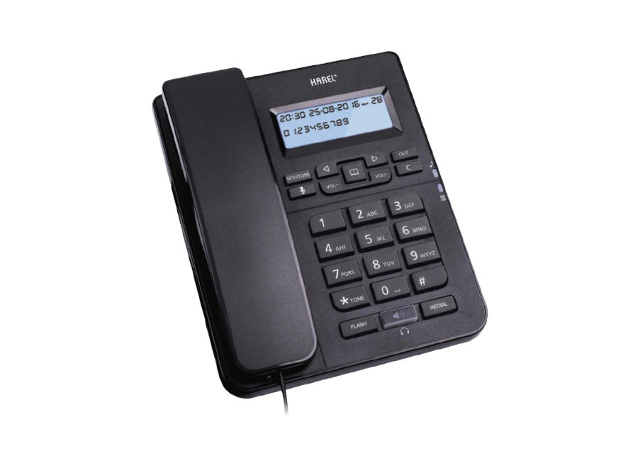 Karel TM145 Siyah Masaüstü Telefon